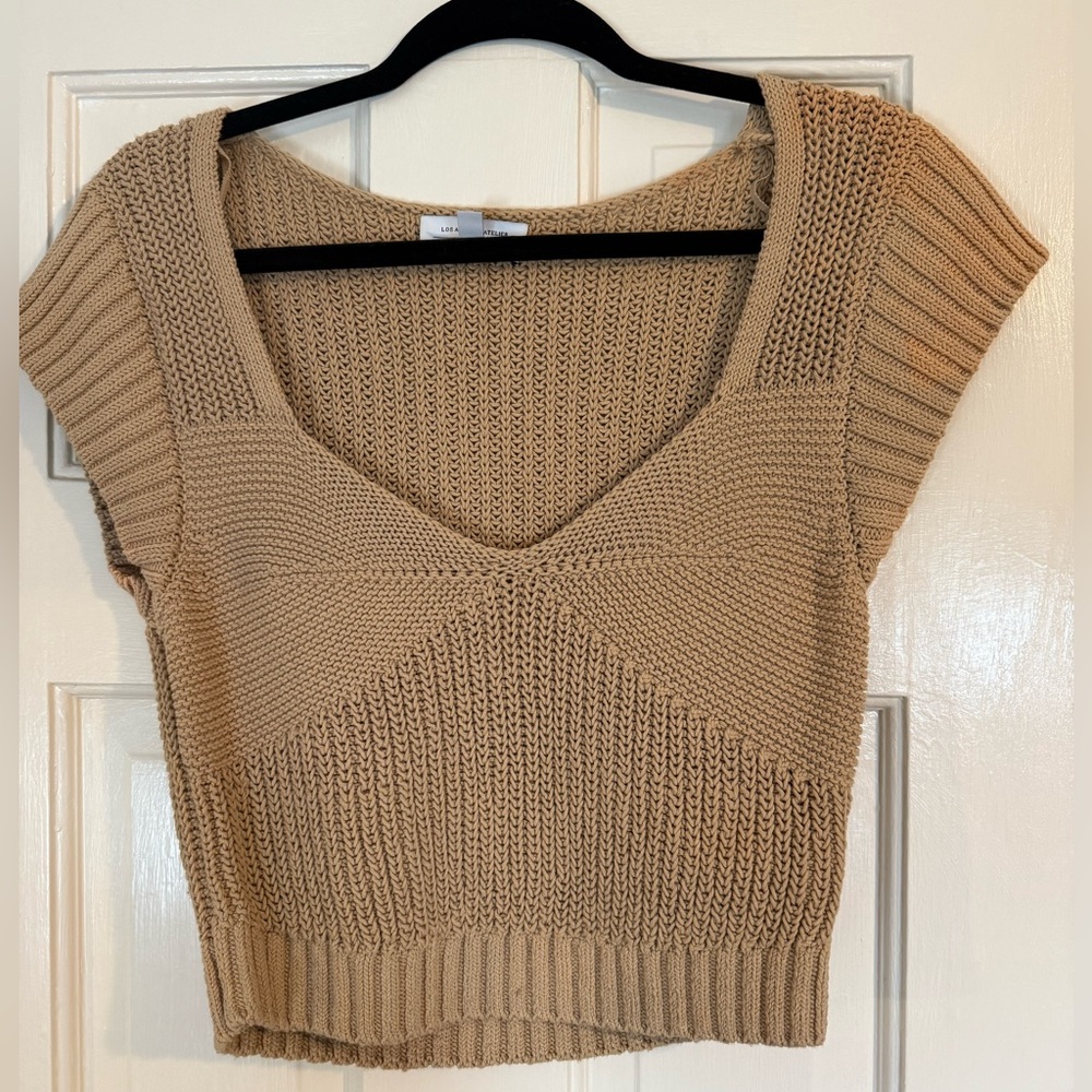 & Other Stories Cropped Sweater Tank